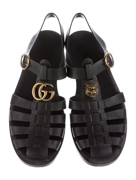 gucci black shoes women's|gucci rubber shoes for ladies.